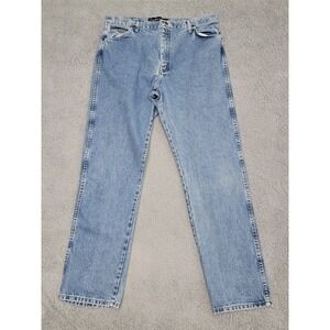 Wrangler Jeans Mens 38x34 (Actual 36x34) Medium Wash Cowboy Cut George Strait